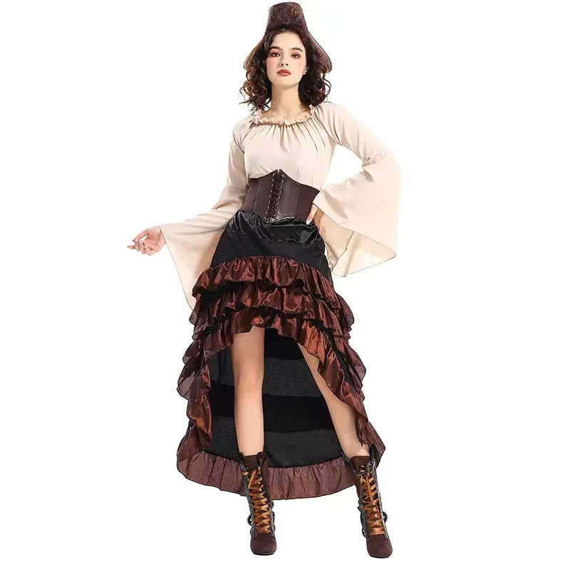 ชุดคอสเพลย์กัปตันคลาร์กจากภาพย - Belted Shirt Dress บทวิจารณ์และราคา