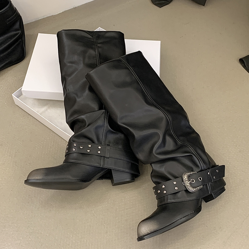 รองเท้าบูทส้นเตี้ยทรงหัวแหลมสำ - Winter Fashion Women Boots บทวิจารณ์และราคา