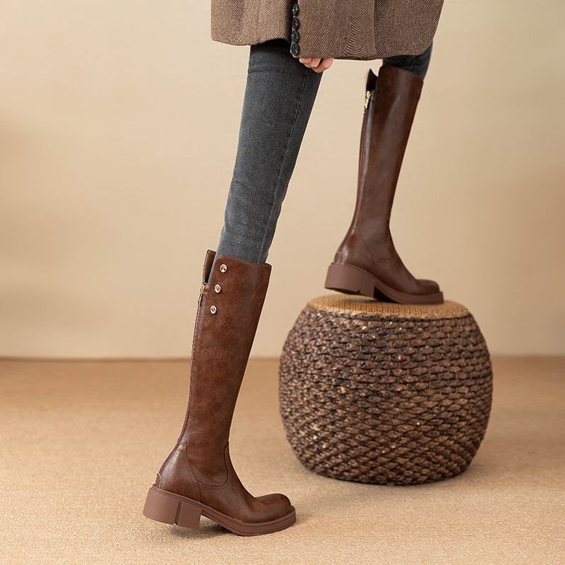 รองเท้าบูทผู้หญิงทรงสูงถึงเข่า - Women'S Fashion Winter 2025 บทวิจารณ์และราคา